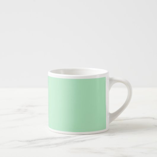 Solide weiche Minzgrüne Espressotasse (Rechts)