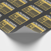 Solider Audioingenieur - Musik DJ-Turntable Geschenkpapier (Ecke)