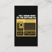 Solider Audioingenieur - Musik DJ-Turntable Visitenkarte (Vorderseite)