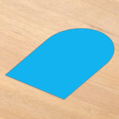 Solider Cyan-Blauer Hintergrund Acryleinladungen (Ablage )