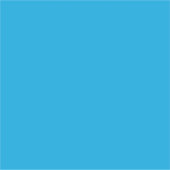 Solider Cyan-Blauer Hintergrund Aufkleber (Vorderseite)
