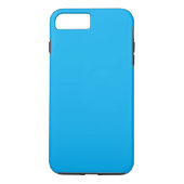 Solider Cyan-Blauer Hintergrund Case-Mate iPhone Hülle (Rückseite)