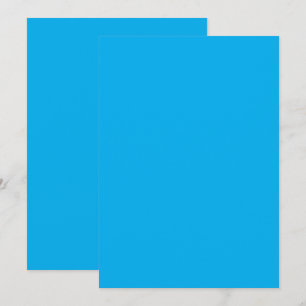Solider Cyan-Blauer Hintergrund Einladung