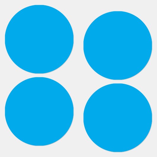 Solider Cyan-Blauer Hintergrund Etiketten (Gruppe)