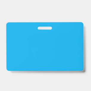 Solider Cyan-Blauer Hintergrund   Minimalistischer Ausweis