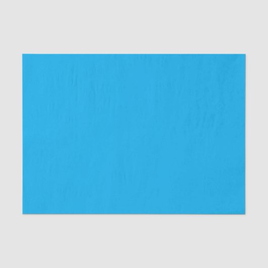 Solider Cyan-Blauer Hintergrund | Minimalistischer Seidenpapier (Vorderseite)