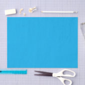 Solider Cyan-Blauer Hintergrund | Minimalistischer Seidenpapier (Handwerk)