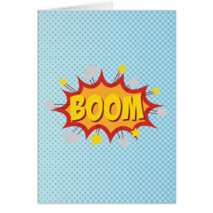 Solider Effekt des BOOM-Comicbuches