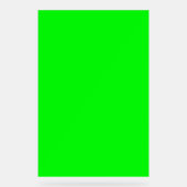 Solider, grüner Farbbildschirm-Schlüsselhintergrun Acrylschild (Vorderseite)