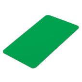 Solider grüner Hintergrund  Magnet (Linke Seite)