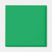 Solider grüner Hintergrund Magnet (Vorne)