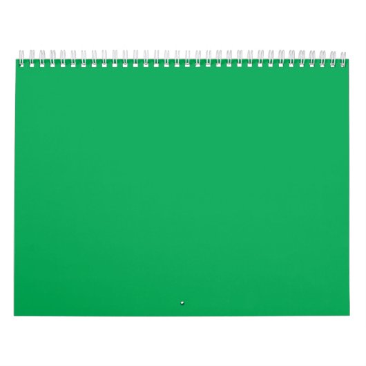 Solider grüner Hintergrund – minimalistisches Vorl Kalender (Titelbild)