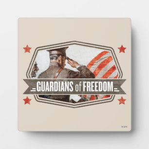 Solider Guardian of Freedom Fotoplatte
