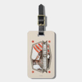 Solider Guardian of Freedom Gepäckanhänger (Vorderseite vertikal)