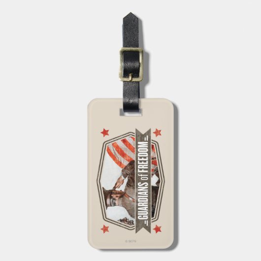 Solider Guardian of Freedom Gepäckanhänger (Vorderseite vertikal)