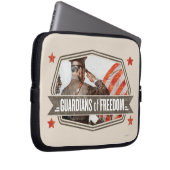 Solider Guardian of Freedom Laptopschutzhülle (Vorne Rechts)