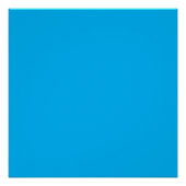Solider leuchtend blauer Hintergrund Poster (Vorderseite)