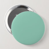 Solider mintgrüner Hintergrund Button (Vorne & Hinten)