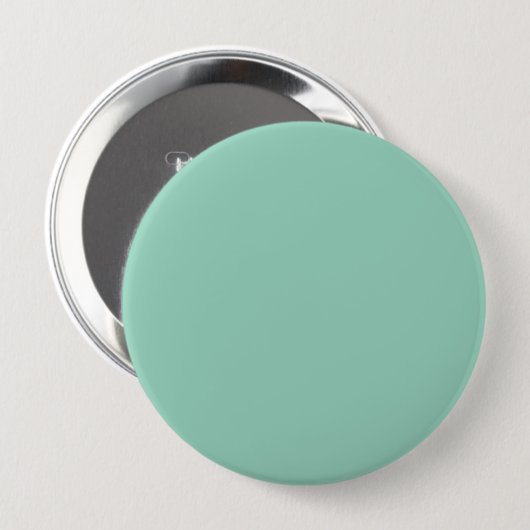 Solider mintgrüner Hintergrund Button (Vorne & Hinten)