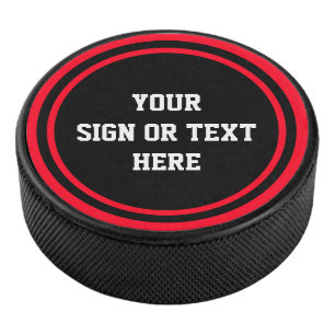 Solider Ring & Dot schwarz + Farbe, Zeichen oder T Eishockey Puck