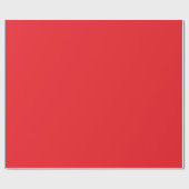 Solider roter Hintergrund  Geschenkpapier (Flach)