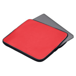 Solider roter Hintergrund Laptopschutzhülle