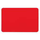 Solider roter Hintergrund Magnet (Horizontal)