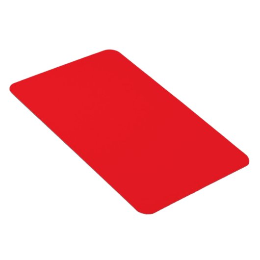 Solider roter Hintergrund Magnet (Rechte Seite)