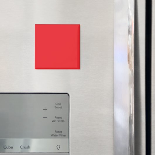 Solider roter Hintergrund Magnet (In Situ (Kühlschrank))