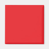 Solider roter Hintergrund Magnet (Vorne)