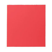 Solider roter Hintergrund Notizblock (Vorderseite)