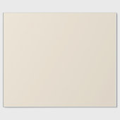 Solides antikes, weißes helles Beige Geschenkpapier (Flach)