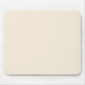 Solides antikes, weißes helles Beige Mousepad (Vorne)
