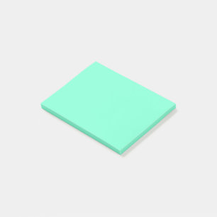 Solides Aquamarin Post-it Klebezettel