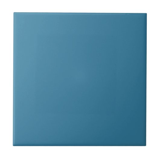 Solides Astralblau Fliese (Vorderseite)