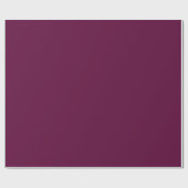 Solides Dunkles Magenta Geschenkpapier (Flach)