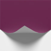 Solides Dunkles Magenta Geschenkpapier (Ecke)