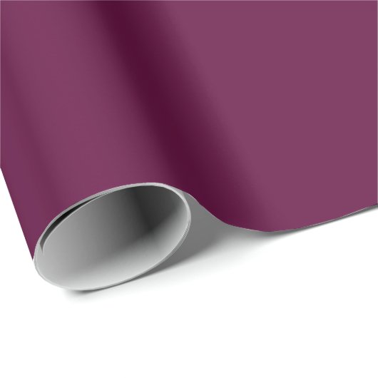 Solides Dunkles Magenta Geschenkpapier (Rolleneckpunkt)