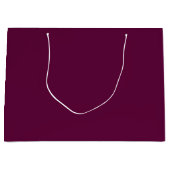 Solides Dunkles Magenta Große Geschenktüte (Vorderseite)