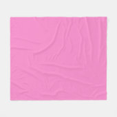 Solides einfarbiges Taffy Pink Fleecedecke (Vorderseite (Horizontal))