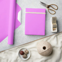 Solides helles Magenta hellrosa Geschenkpapier