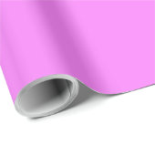 Solides helles Magenta hellrosa Geschenkpapier (Rolleneckpunkt)