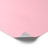 Solides rosa Leinwand Poster (Ecke)
