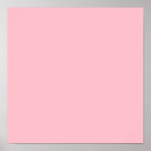 Solides rosa Leinwand Poster (Vorne)