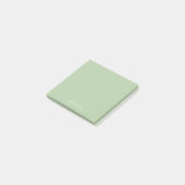 solides Salbeigrün natürlich Post-it Klebezettel (angewinkelt)