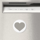 Solides SilberHerz Magnet (In Situ (Geschirrspüler))