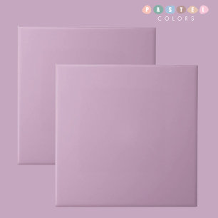 Solides Soft Light Pastell Lila Weiße Farbe Fliese