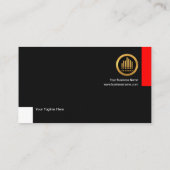 Solides Studio-Livegitarrist-Ingenieur Visitenkarte (Rückseite)