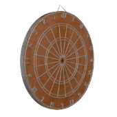 Solides Tangerine Dartscheibe (Vorderseite Links)