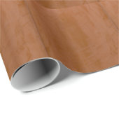 Solides Tangerine Geschenkpapier (Rolleneckpunkt)